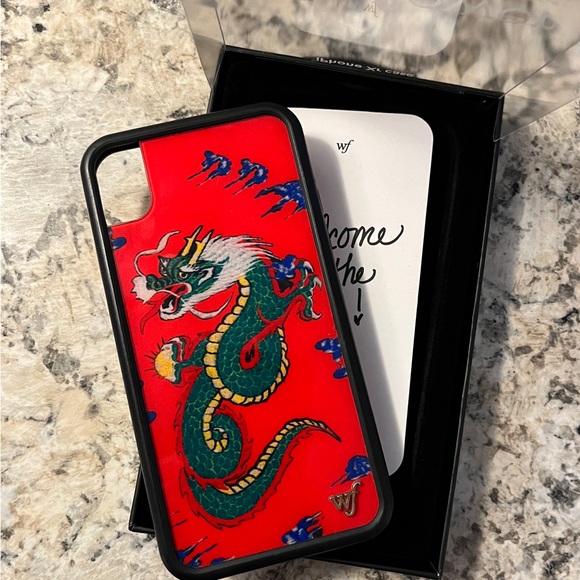 Wildflower Red Dragon iPhone XR Case - Picture 2 of 4